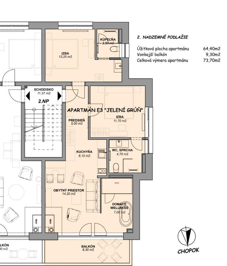 Apartman Jeleni Grun Jasna Belá Exterior photo
